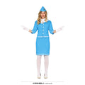 Stewardess Flight Assistant Private Flugzeug Damenkostüm