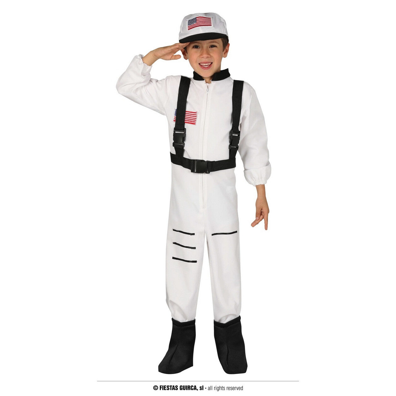 Op deze afbeelding zie je een Kostuums, van het merk Guirca. Op Weg In Een Raket Astronaut Kind Kostuum