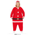 Wijde Rode Kerstman Jumpsuit Kind Kostuum
