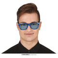 Lunettes De Soleil Bleues Style Hippie Festival Disco