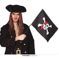 Drapeau Pirate Noir Avec Tête De Mort 42 X 30 Cm