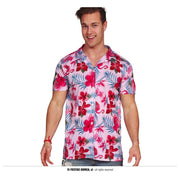 Op deze afbeelding zie je een Kostuums, van het merk Guirca. Hawaii Shirt Lapalapa Flamingo Man
