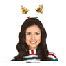 Gold Christmas Tree Diadem Mit Pailletten