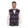 Lustige Weihnachtslichter Weste Coat Herren