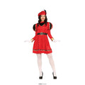 Ondeugende Piet Rood Vrouw Kostuum