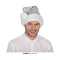 Graue Gestrickte Weihnachtsmütze