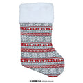 Chaussette Décorative Tricotée Joyeux Noël 45 Centimètres