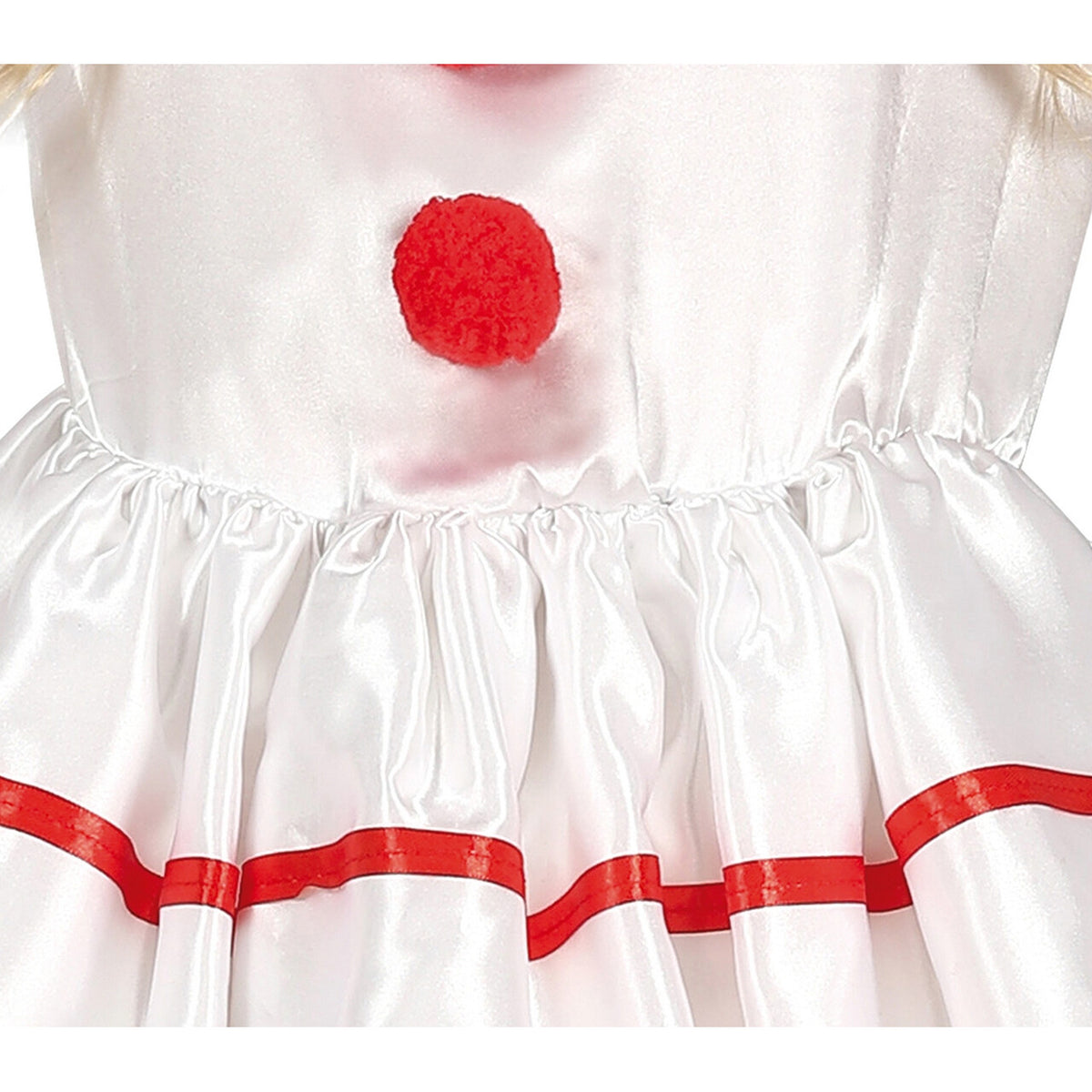 Op deze afbeelding zie je een Kostuums, van het merk Guirca. Poppy De Clown Meisje Kostuum