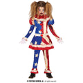 Gemeiner Us Horrorclown Kostüm für Mädchen