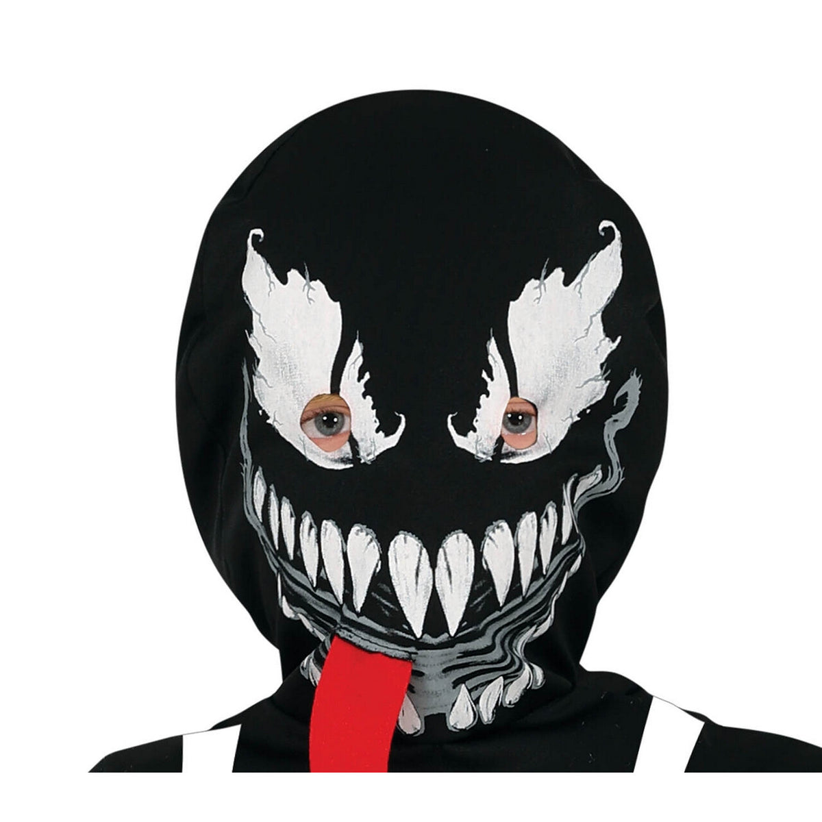 Op deze afbeelding zie je een Kostuums, van het merk Guirca. Giftige Spinnenheld Venom Kind Kostuum