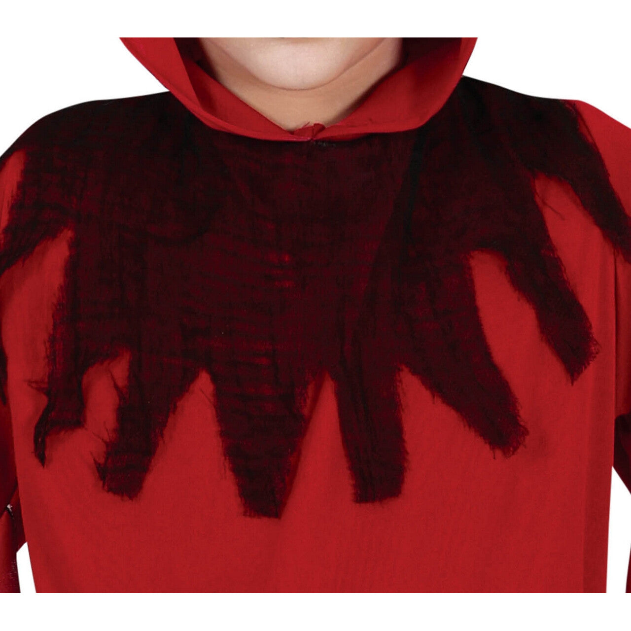 Op deze afbeelding zie je een Kostuums, van het merk Guirca. Huilende Schedels Grim Reaper Rood Kind Kostuum