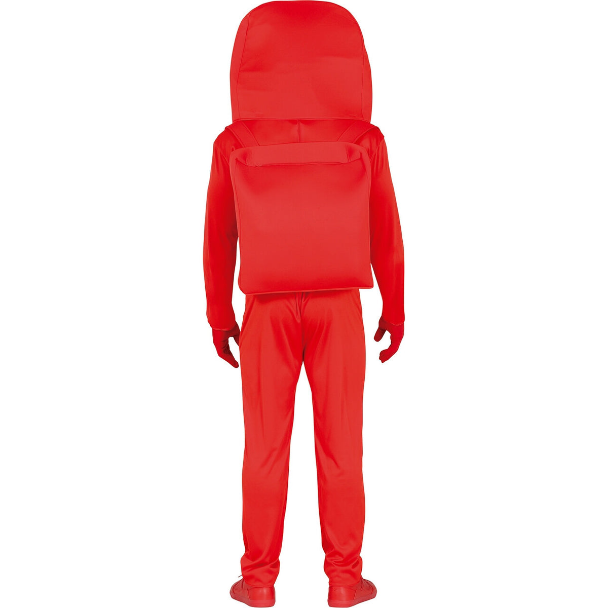 Op deze afbeelding zie je een Kostuums, van het merk Guirca. Rode Gevaarlijke Astronaut Kostuum