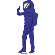 Op deze afbeelding zie je een Kostuums, van het merk Guirca. Vriendelijke Blauwe Astronaut Kostuum
