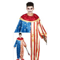 Unglücklicher USA Clown Unisex Kostüm