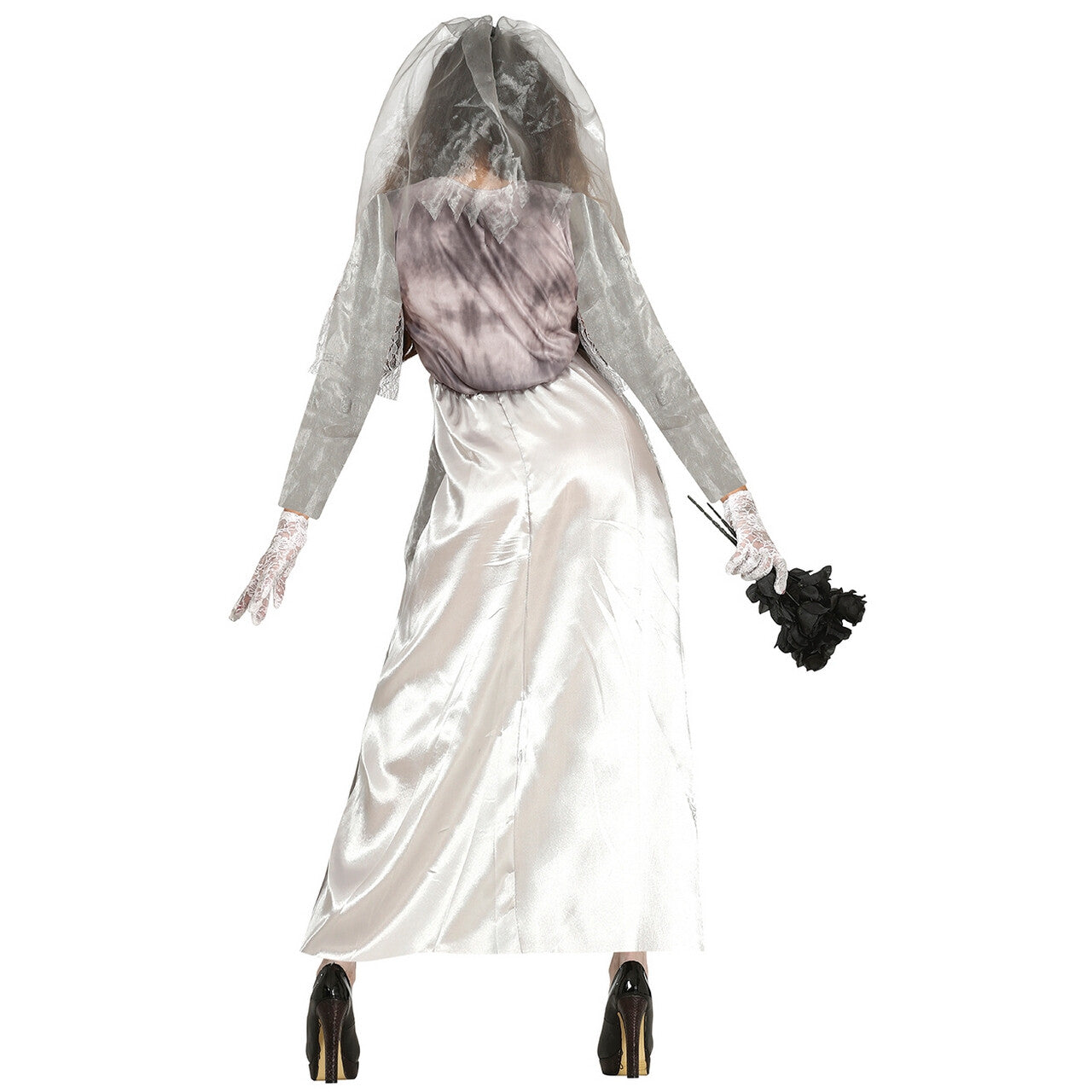 Op deze afbeelding zie je een Kostuums, van het merk Guirca. Te Lang Voor Het Altaar Wachtende Spookbruid Vrouw Kostuum