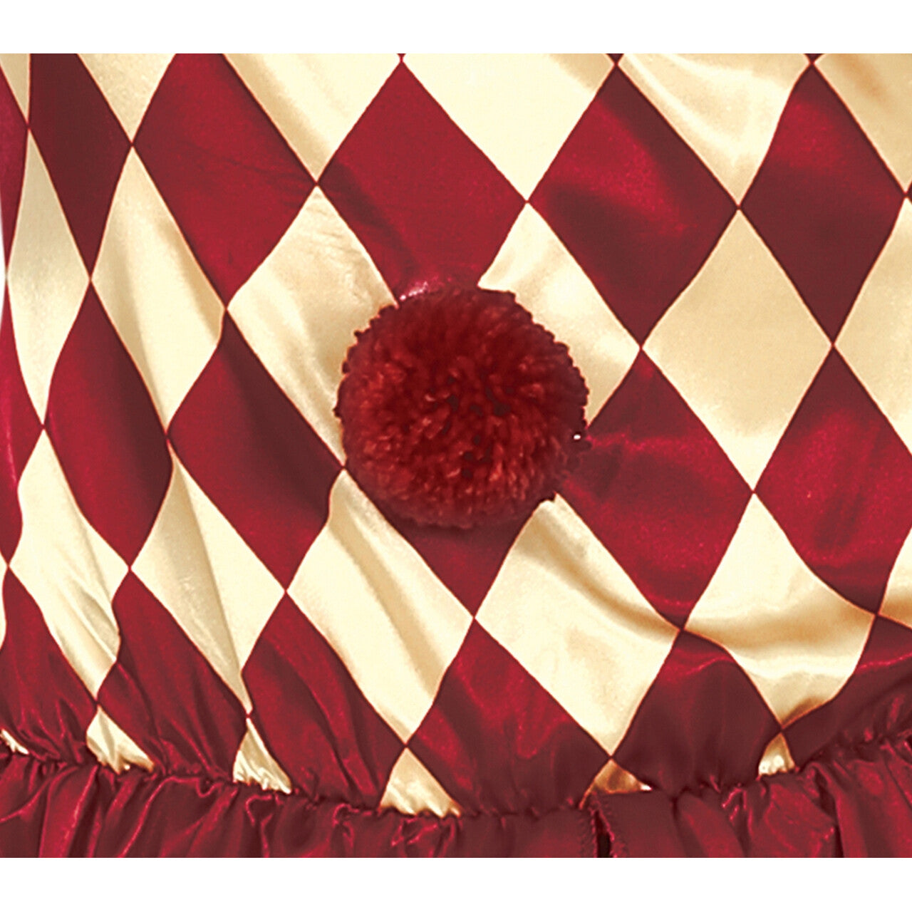 Op deze afbeelding zie je een Kostuums, van het merk Guirca. Checkered Horror Clown Vrouw Kostuum