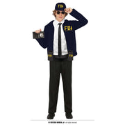 Op deze afbeelding zie je een Kostuums, van het merk Guirca. Fresh Beer Inspector Kei Gezellige Fbi Man Kostuum
