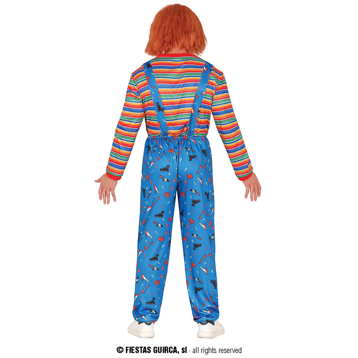 Op deze afbeelding zie je een Kostuums, van het merk Guirca. Child Play Pop Man Kostuum