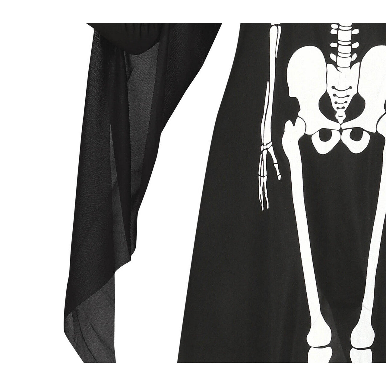 Op deze afbeelding zie je een Kostuums, van het merk Guirca. Hanging Skeleton Vrouw Kostuum