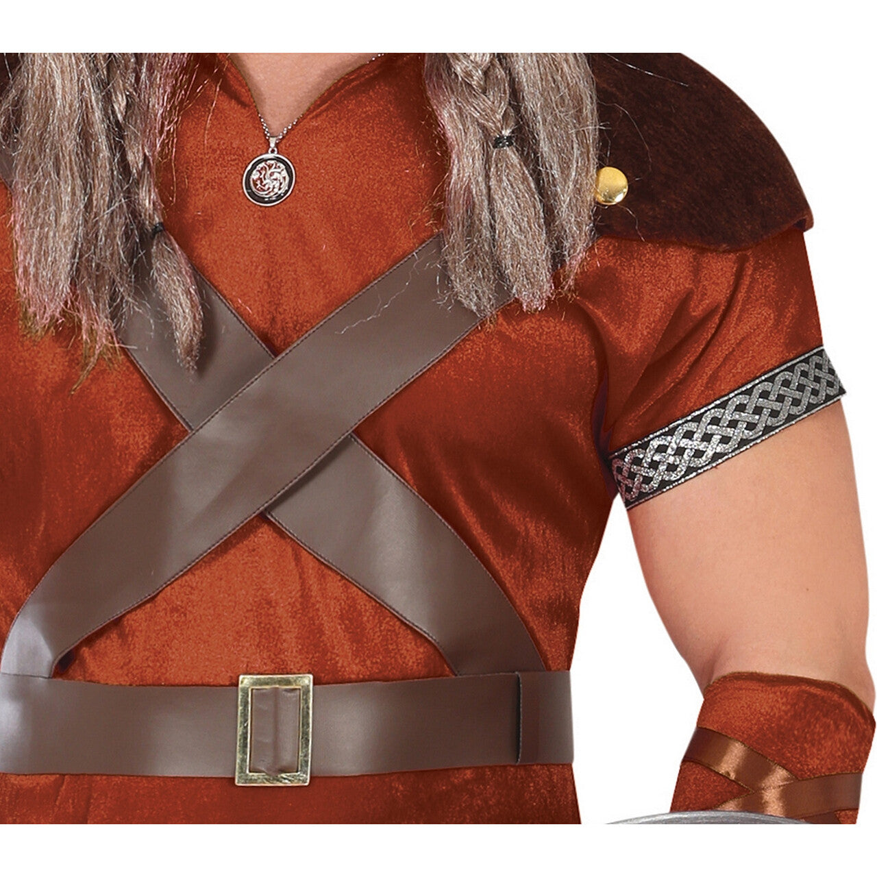 Op deze afbeelding zie je een Kostuums, van het merk Guirca. Norse Noorse Viking Hakon Man Kostuum
