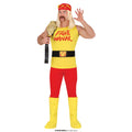 Lutteur Maniac Jaune Costume