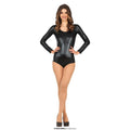 Body Noir Métallique Costume