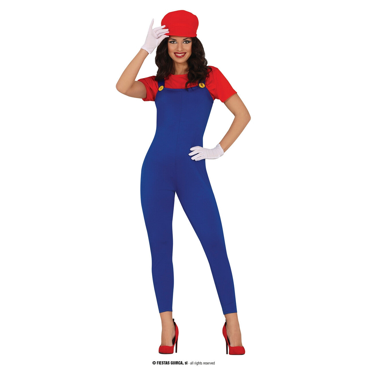Op deze afbeelding zie je een Kostuums, van het merk Guirca. Gamer Outfit Maria Vrouw