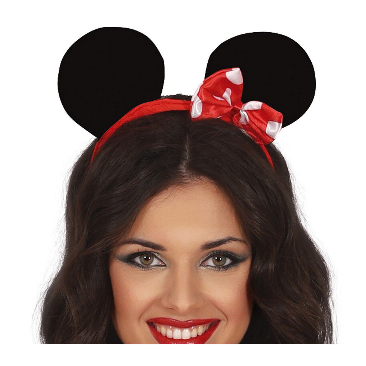 Op deze afbeelding zie je een Kostuums, van het merk Guirca. Mooie Minnie De Muis Vrouw Kostuum