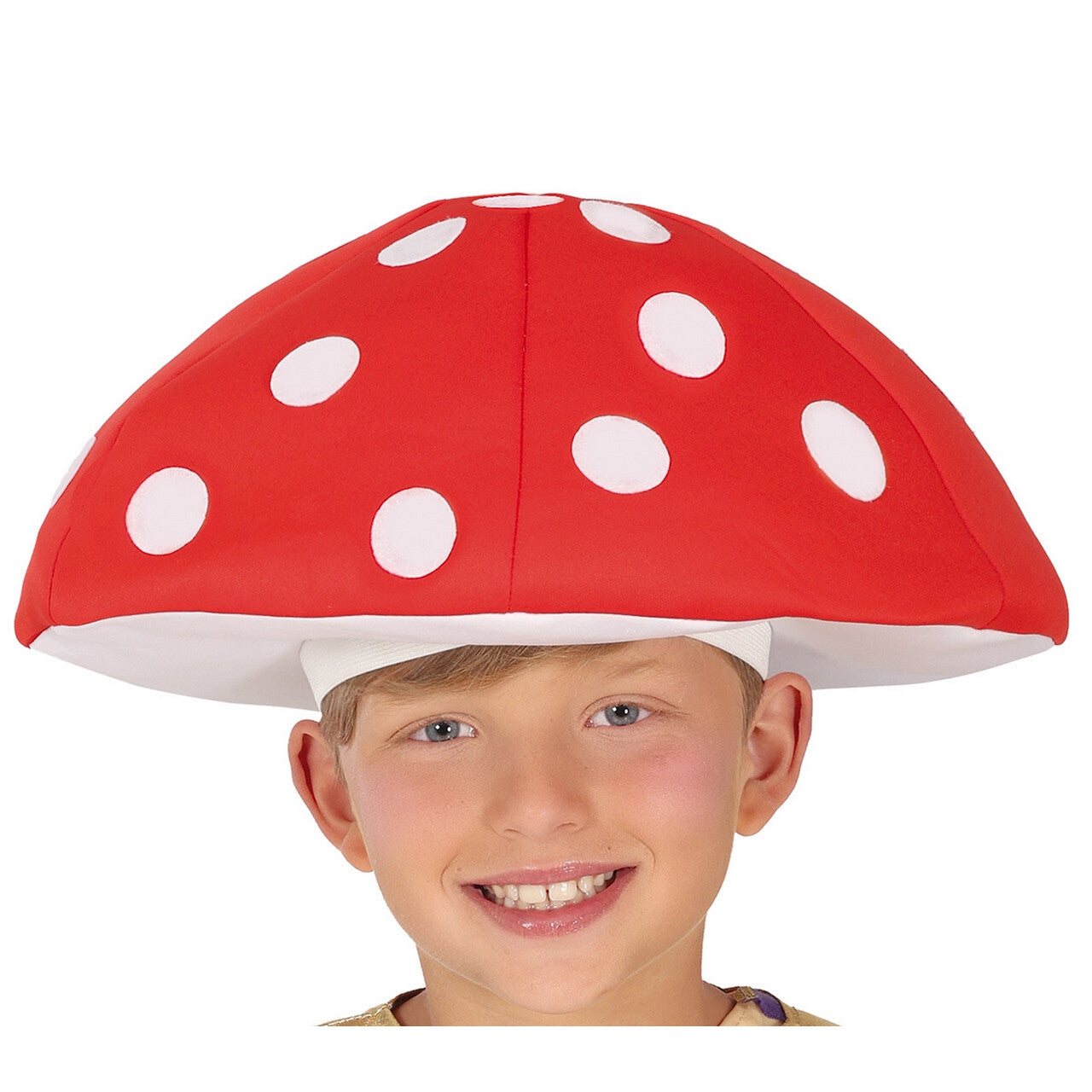 Op deze afbeelding zie je een Kostuums, van het merk Guirca. Beste Vriendje Van Mario Toad Kind Kostuum