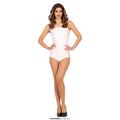 Bodysuit Ballet En Gym Wit Vrouw Kostuum