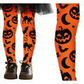 Oranje Halloween Pompoen Panty