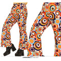 70s Oranje Curly Wurly Broek Man