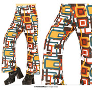 Op deze afbeelding zie je een Kostuums, van het merk Guirca. 70s Vintage Disco Broek Man
