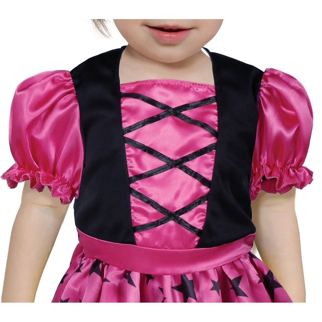 Op deze afbeelding zie je een Kostuums, van het merk Guirca. Schattige Roze Ster Heks Meisje Kostuum