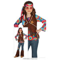 Blije Hippie Hester Meisje Kostuum