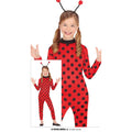 Lieve Gestippelde Superheldin Ladybird Meisje Kostuum