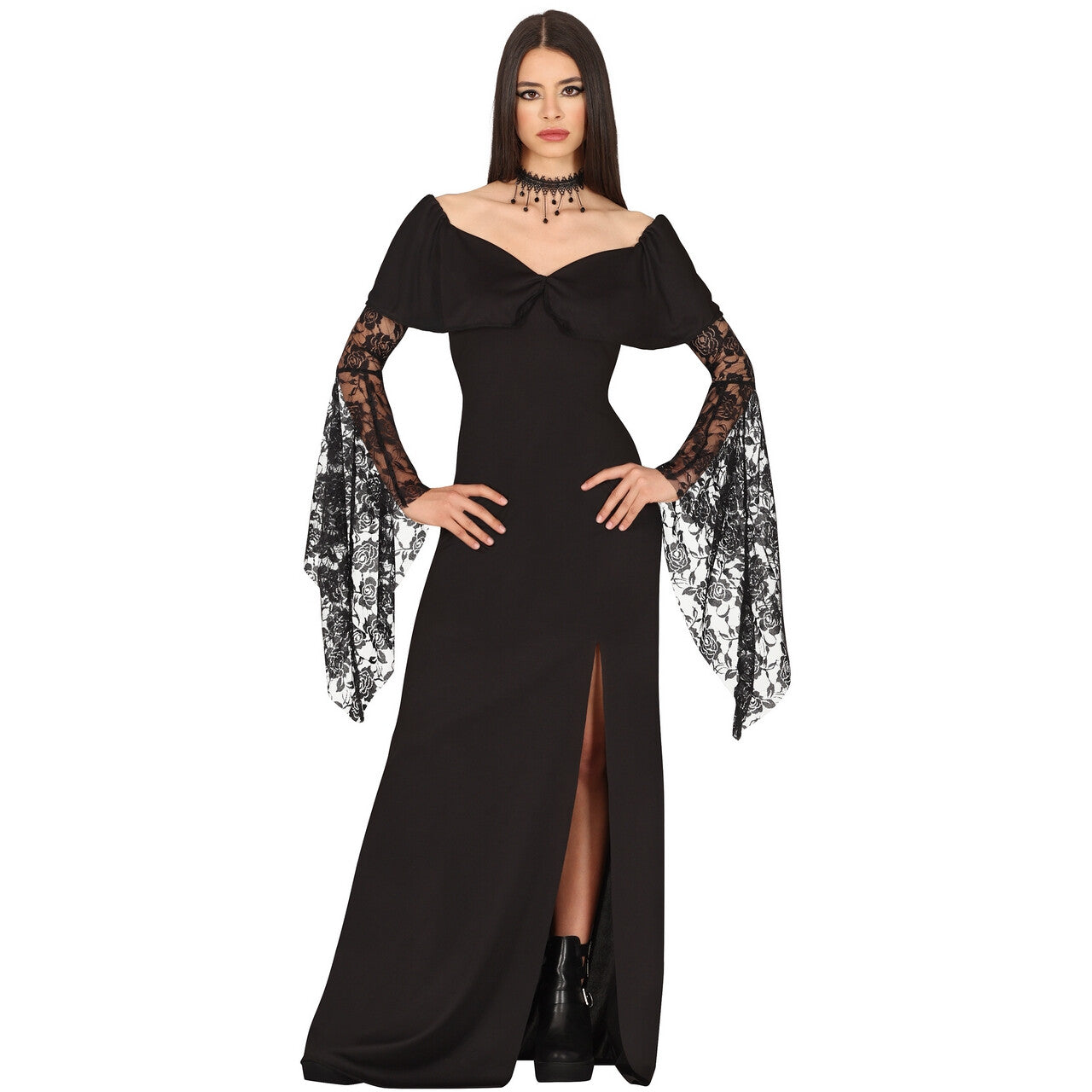 Op deze afbeelding zie je een Kostuums, van het merk Guirca. Mother Of Goth Darcy Darkness Vrouw Kostuum