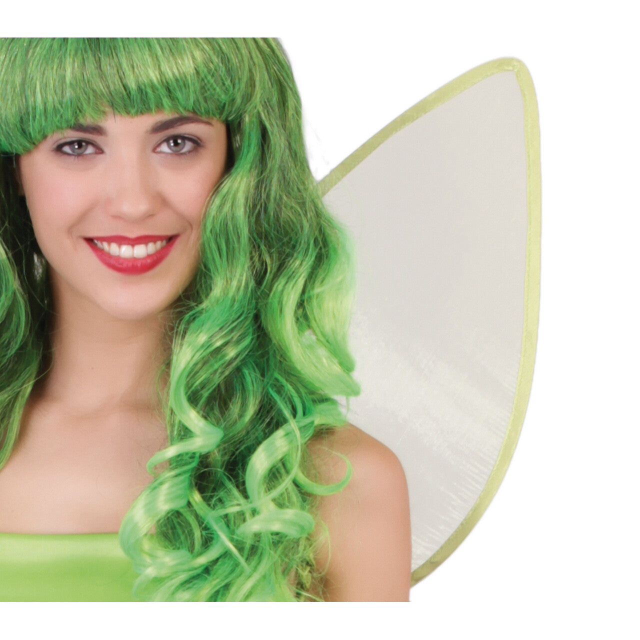 Op deze afbeelding zie je een Kostuums, van het merk Guirca. Groen Feetje Tinkerbell Vrouw Kostuum