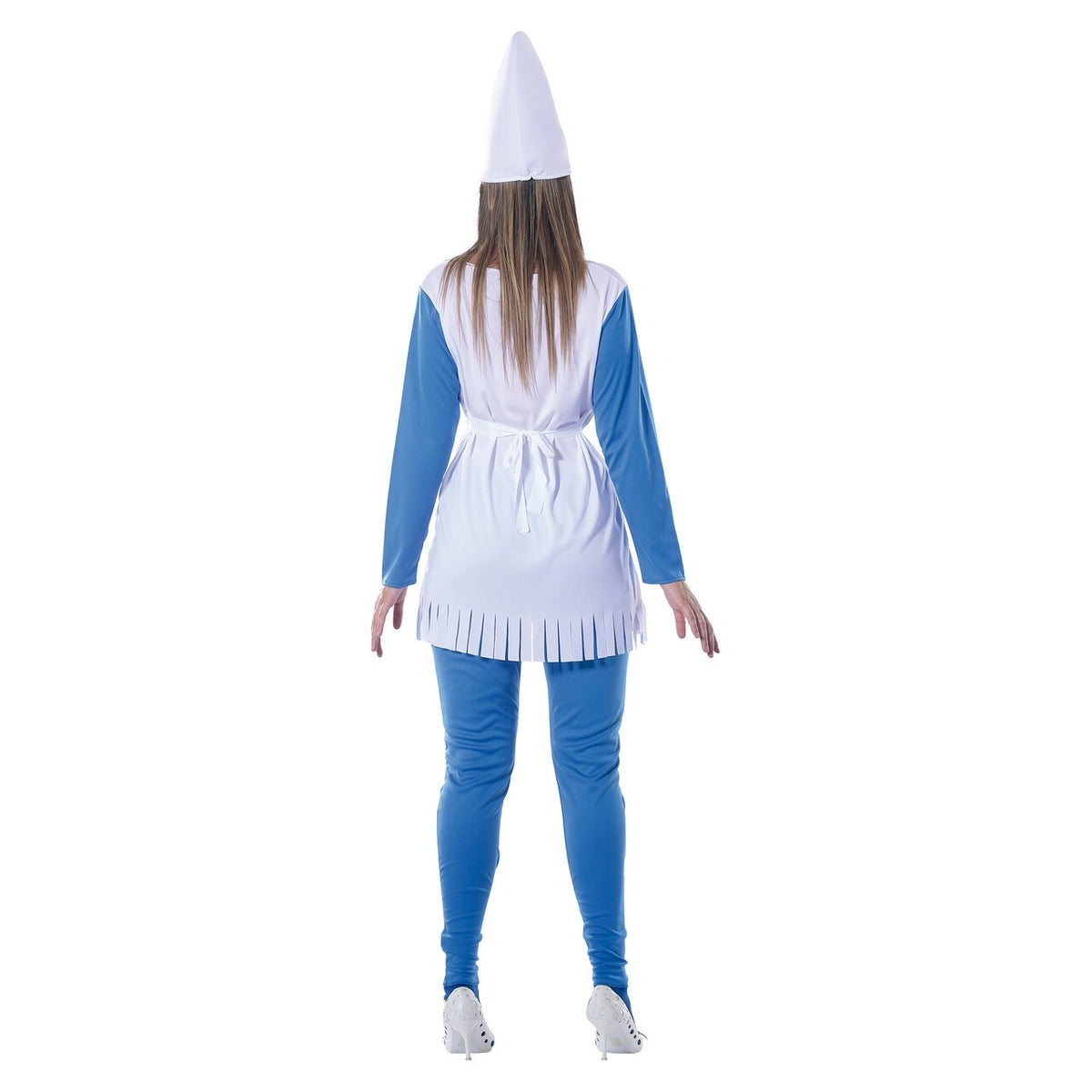 Op deze afbeelding zie je een Kostuums, van het merk Guirca. De Altijd Enige Smurfette Vrouw Kostuum