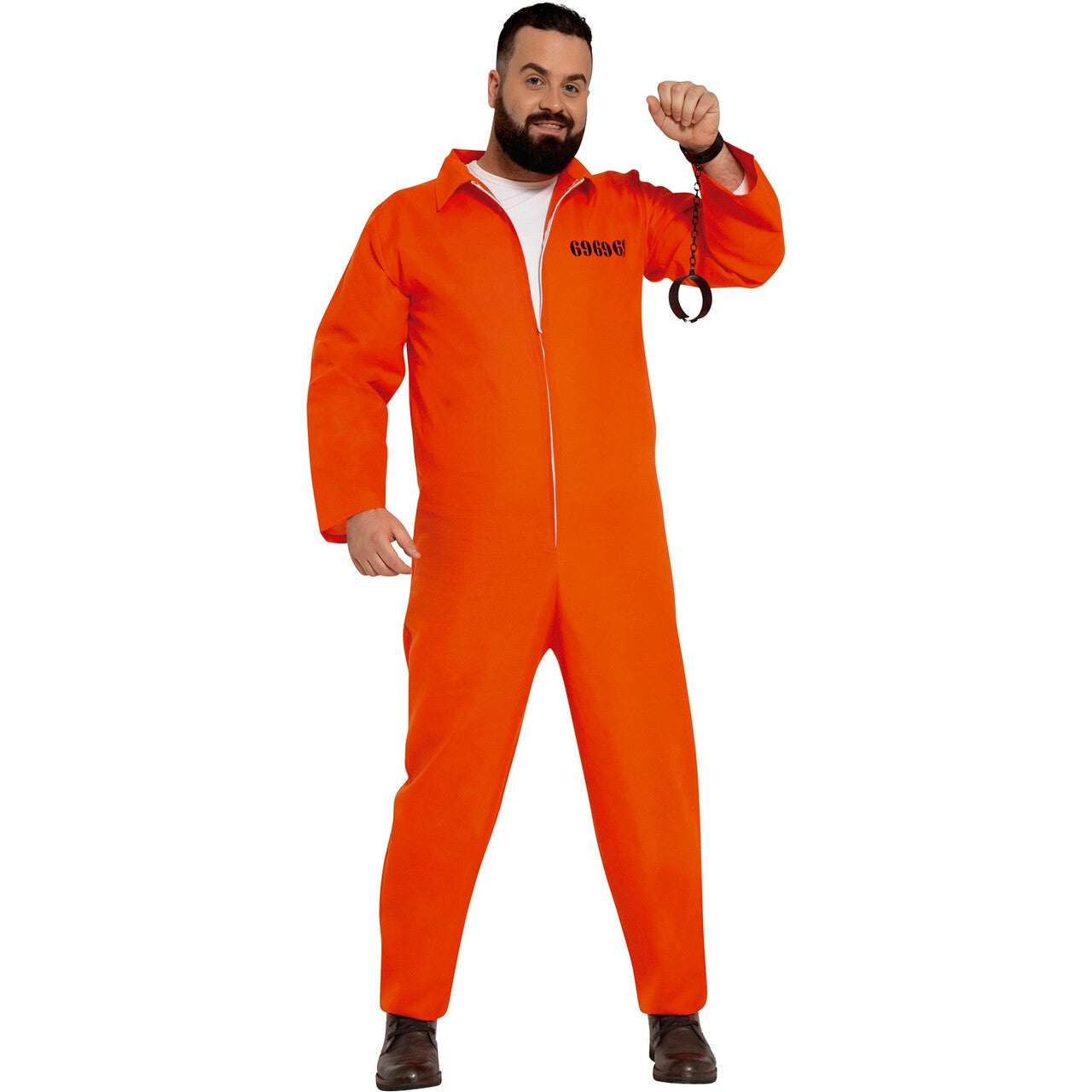 Op deze afbeelding zie je een Kostuums, van het merk Guirca. Gevangene County Jail Man Kostuum