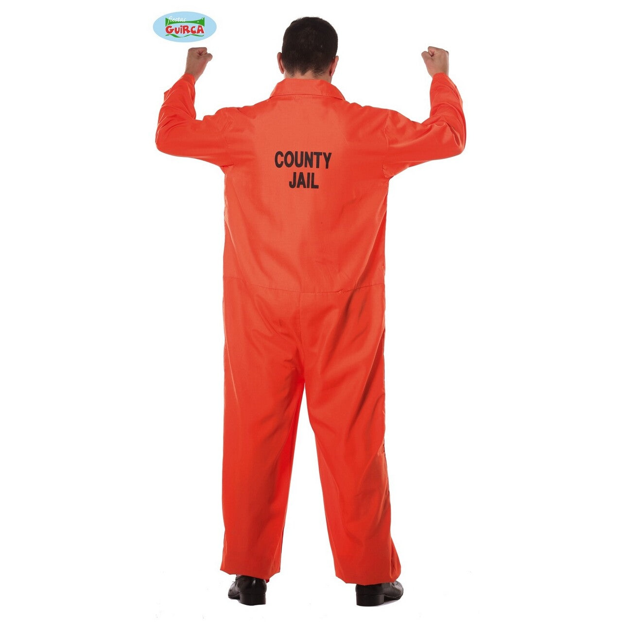 Op deze afbeelding zie je een Kostuums, van het merk Guirca. Gevangene County Jail Man Kostuum
