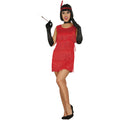 Robe Charleston Rouge Costume