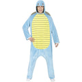 Blaue Schildkröten-Squirtle Overall Herrenkostüm