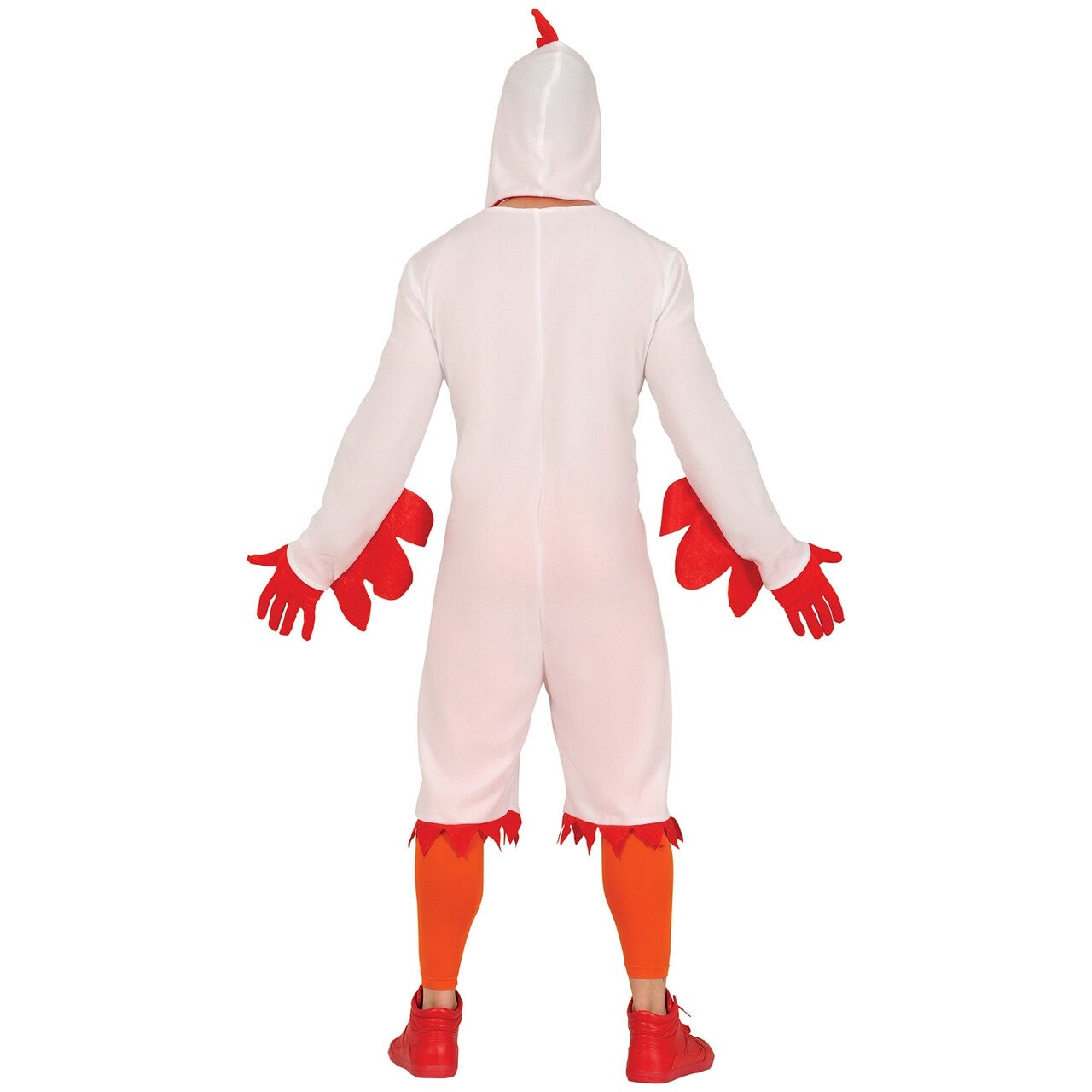 Op deze afbeelding zie je een Kostuums, van het merk Guirca. Kakelende Kip Man Kostuum