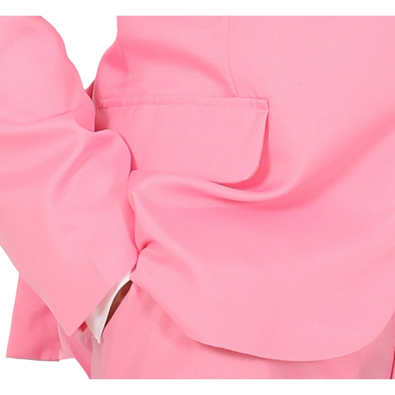 Op deze afbeelding zie je een Kostuums, van het merk Guirca. Pink Pimp Suit Mike Money Man Kostuum