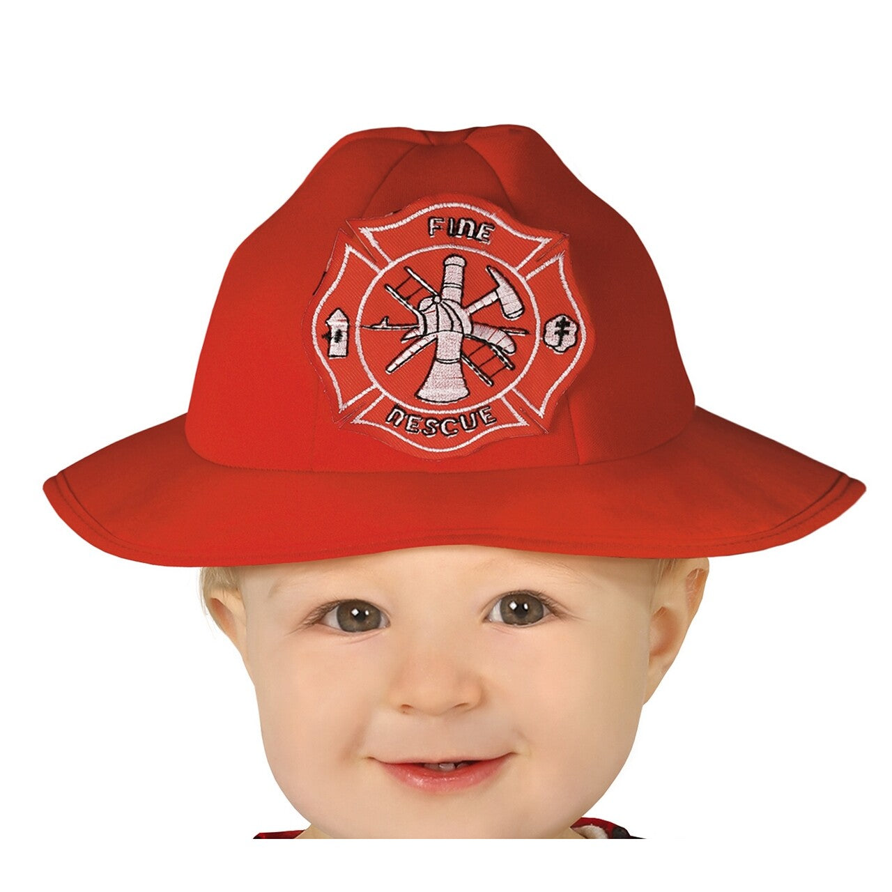 Op deze afbeelding zie je een Kostuums, van het merk Guirca. Niet Spelen Met Vuur Brandweer Kind Kostuum