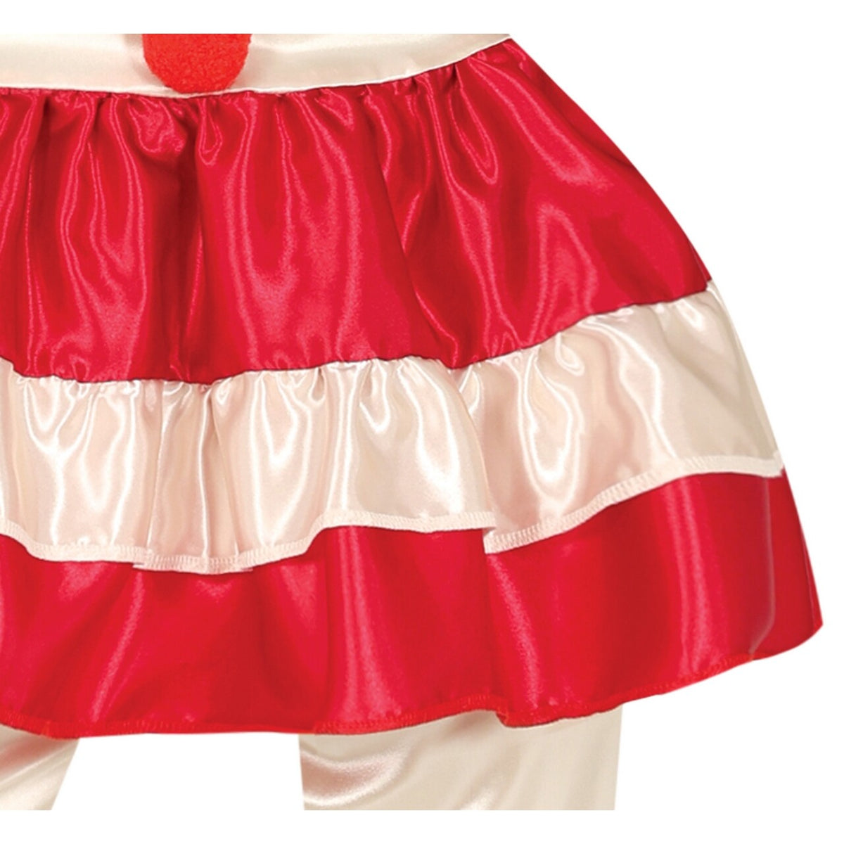 Op deze afbeelding zie je een Kostuums, van het merk Guirca. Gestreepte Lady Killer Clown Vrouw Kostuum
