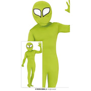 Op deze afbeelding zie je een Kostuums, van het merk Guirca. Groen Mannetje Van Mars Kostuum