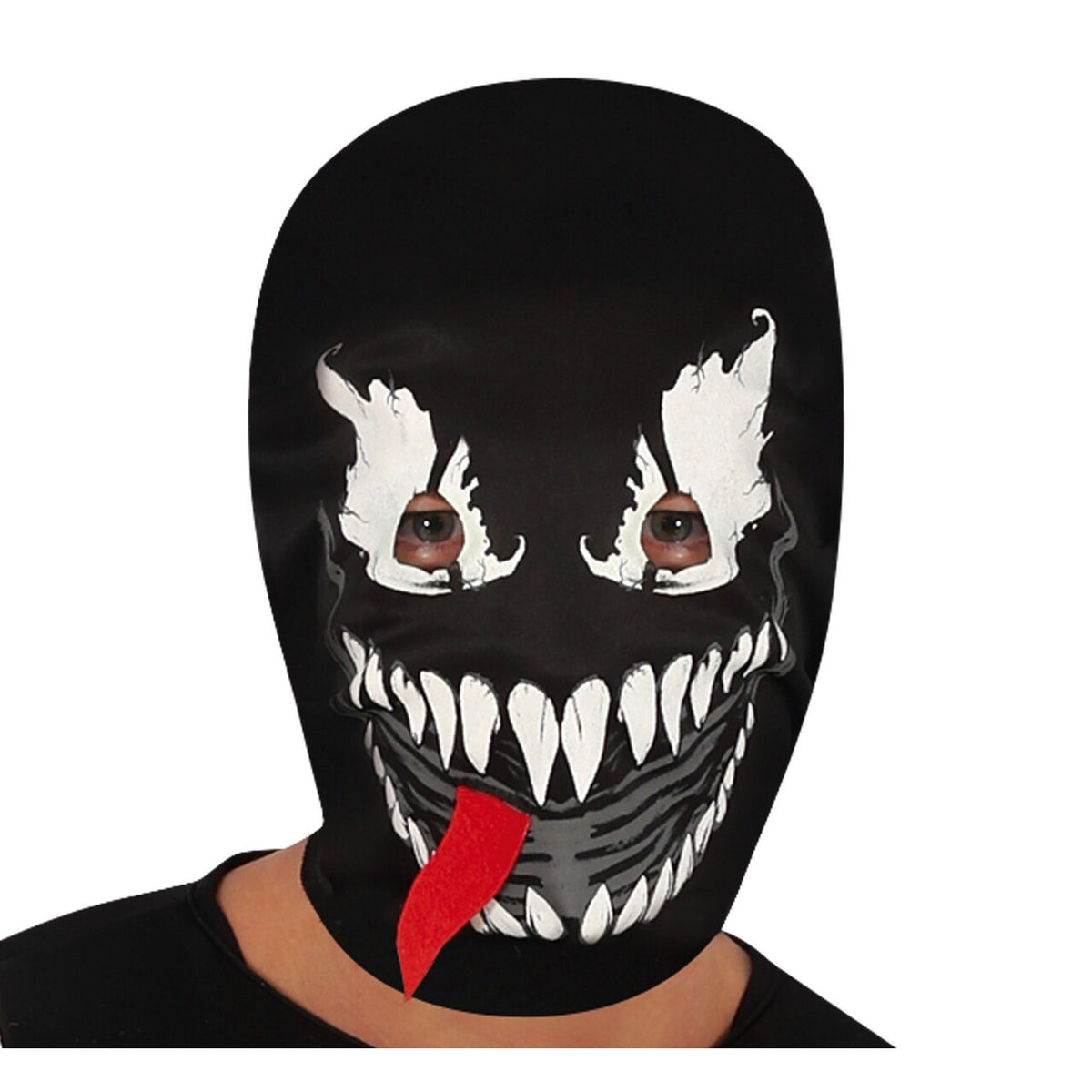 Op deze afbeelding zie je een Kostuums, van het merk Guirca. Creepy Held Venom Man Kostuum