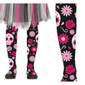 Tag Der Toten Strumpfhose Rosa Schwarz
